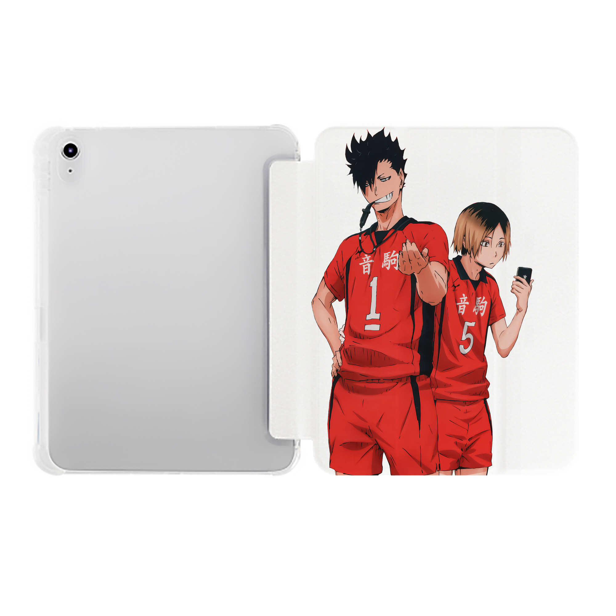 （画像用） 文豪ストレイドッグス Bungo Stray Dogs IPad ケース ペン収納付き 三つ折りスタンド PUレザー×シリコン 対応機種9.5/10.5/10.9インチ